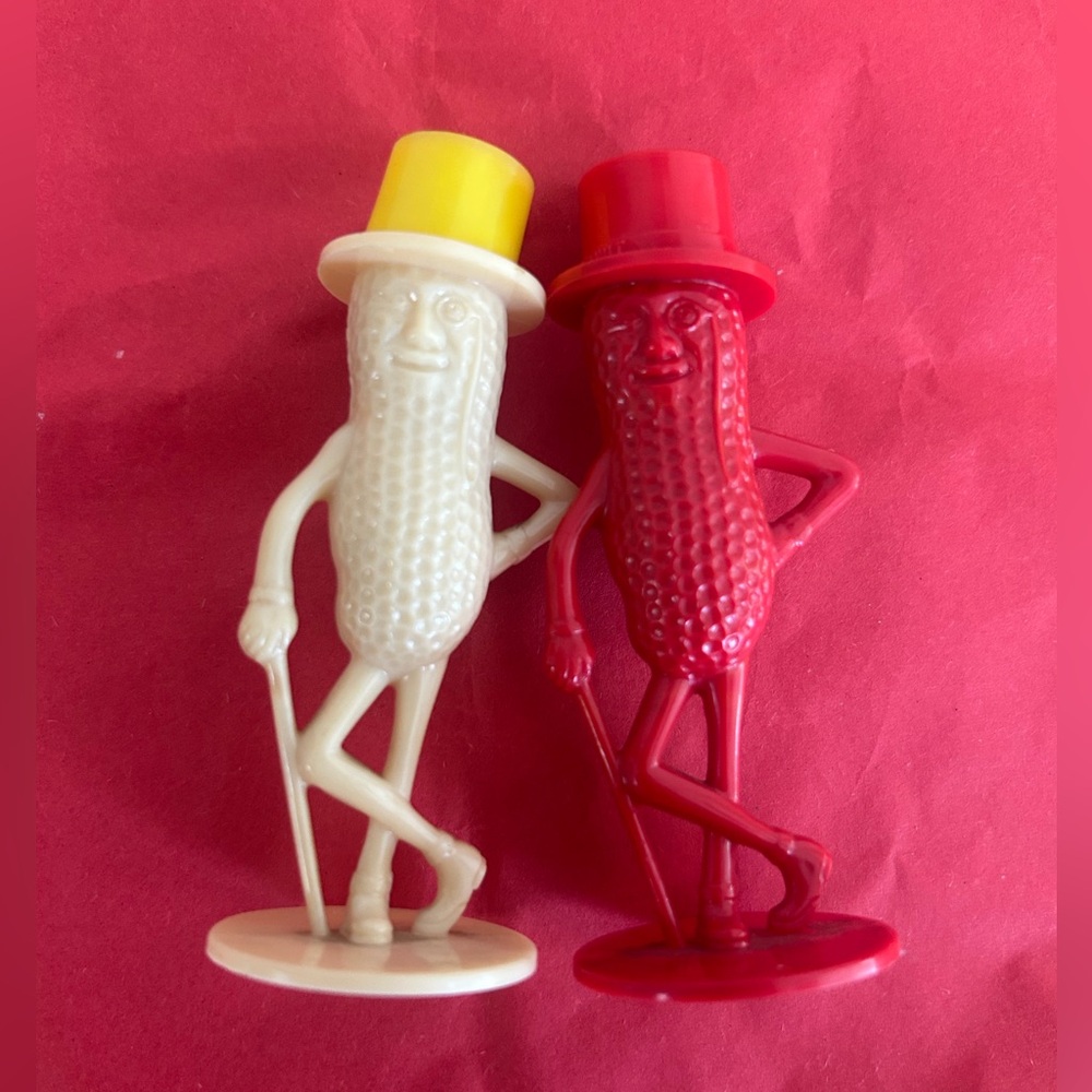 Vintage Planters Mr. Peanut plastic salt and pepper shakers